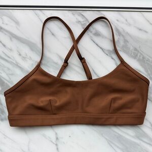 ALO Yoga Brown Sports Bra